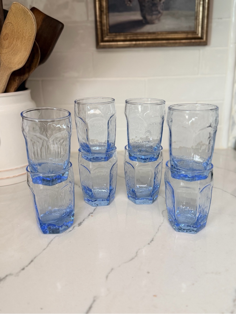 Libbey Chivalry Light Blue Juice glasses - Set of 4 or 8